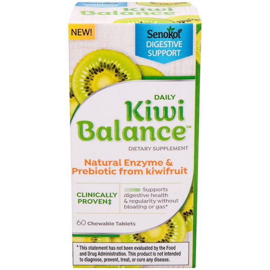 Senokot Daily Kiwi Balance Digestion & Regularity Support Dietary Supplement Chewable Tablet