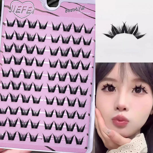 Self Adhesive Glue-free lash Clusters Fake Eyelashes