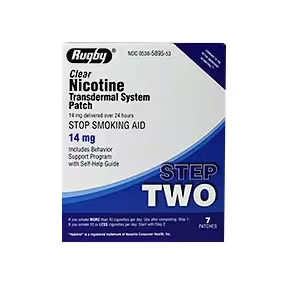 Rugby® Nicotine Transdermal System Patch – 14 mg